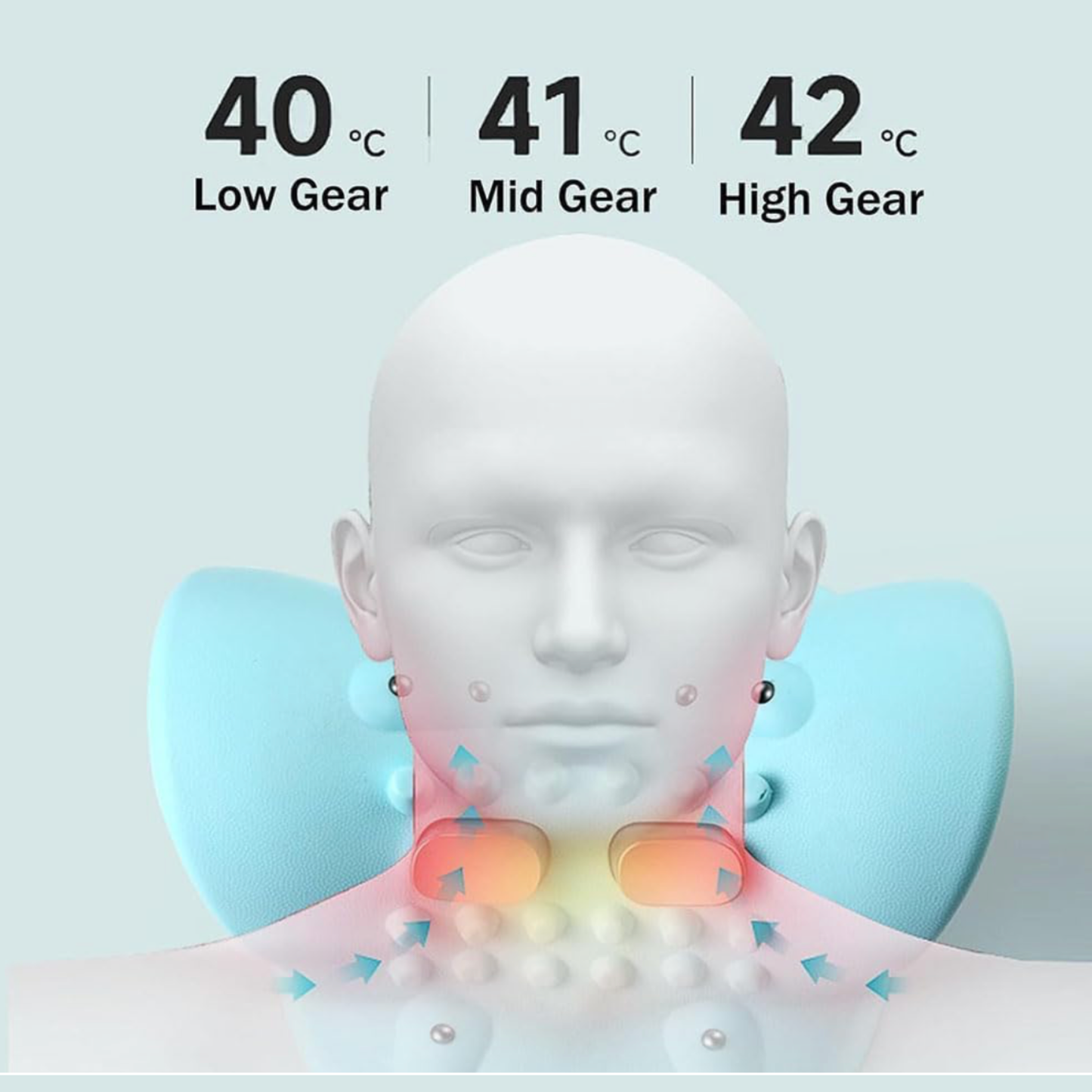 Professional neck massager